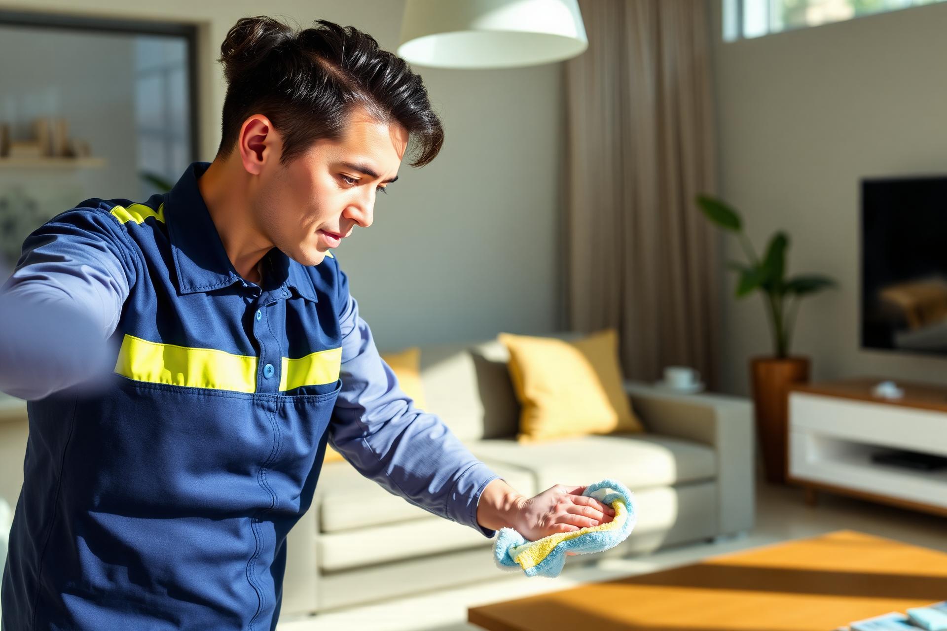 REMICO Group cleaning team at work